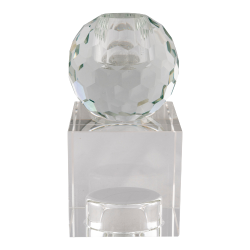 HOUSE NORDIC Lysestage i klar glas 6x6x11,5cm