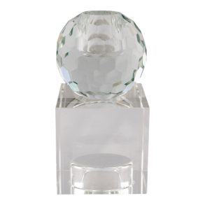 HOUSE NORDIC Lysestage i klar glas 6x6x11,5cm
