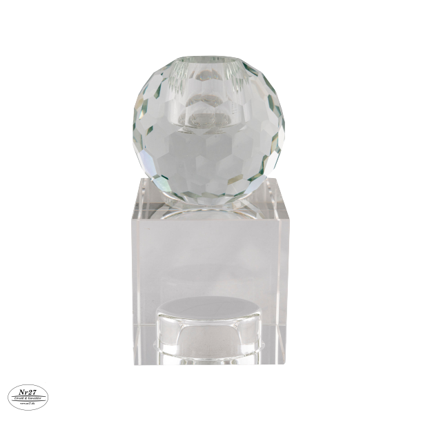 HOUSE NORDIC Lysestage i klar glas 6x6x11,5cm