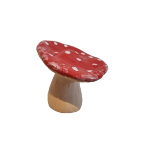 Paddehat som rd fluesvamp7,5 x 7,5cm
