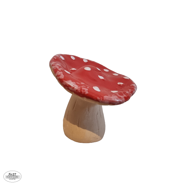 Paddehat som rd fluesvamp7,5 x 7,5cm