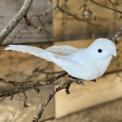 La Vida Fugl Hvid m/clips