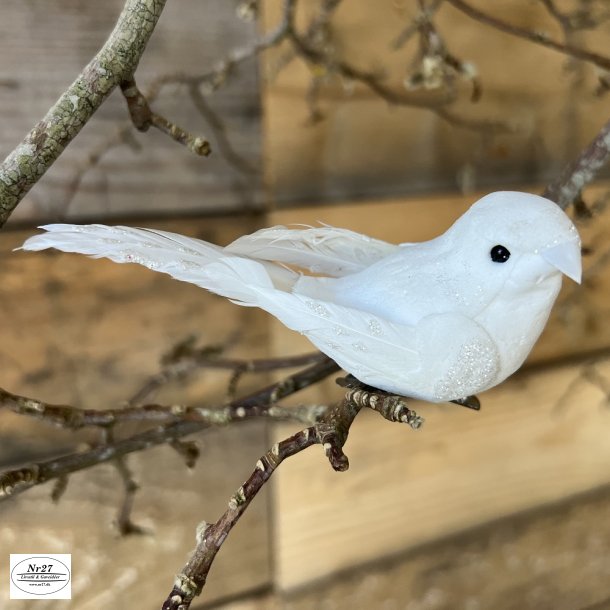 La Vida Fugl Hvid m/clips