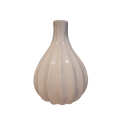 Keramik Vase Creme Hvid 16cm