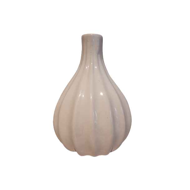 Keramik Vase Creme Hvid 16cm