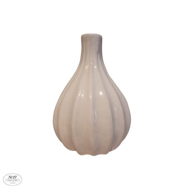 Keramik Vase Creme Hvid 16cm