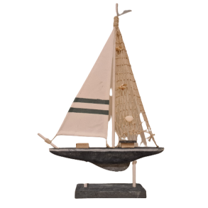 Maritimt Sejlskib i Tr 48cm hj