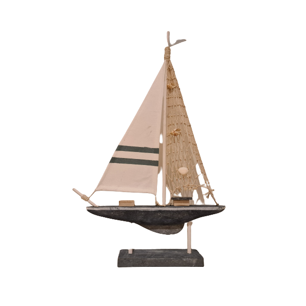 Maritimt Sejlskib i Tr 48cm hj