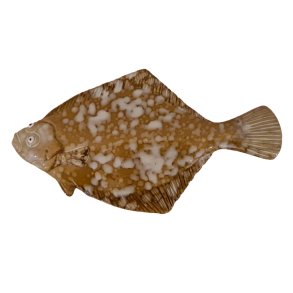 Rdsptte i keramik Lys 29cm lang