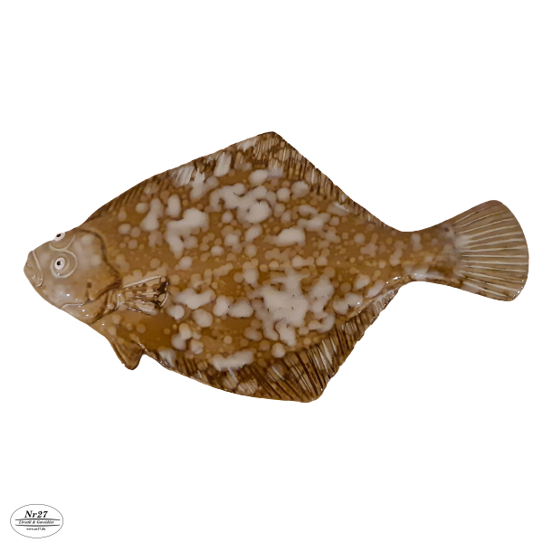 Rdsptte i keramik Lys 29cm lang