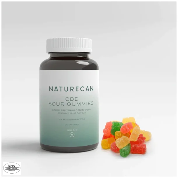 CBD Vingummi Syrlige 10mg 60stk