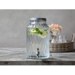 CHIC ANTIQUE DISPENSER I GLAS 3,5 Liter