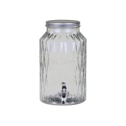 CHIC ANTIQUE DISPENSER I GLAS 3,5 Liter