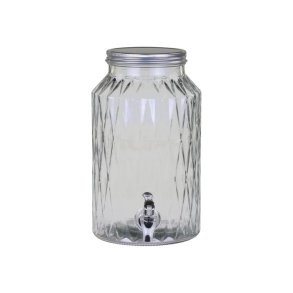 CHIC ANTIQUE DISPENSER I GLAS 3,5 Liter