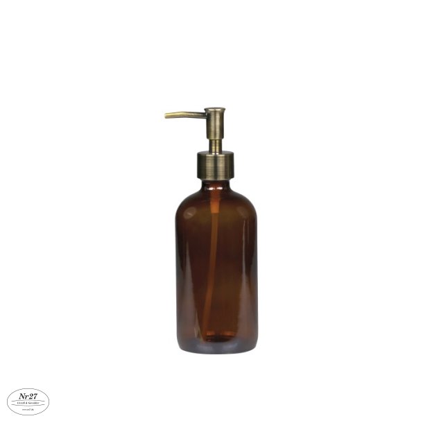 CHIC ANTIQUE FLASKE MED 2 PUMPER 1000ml MOCCA