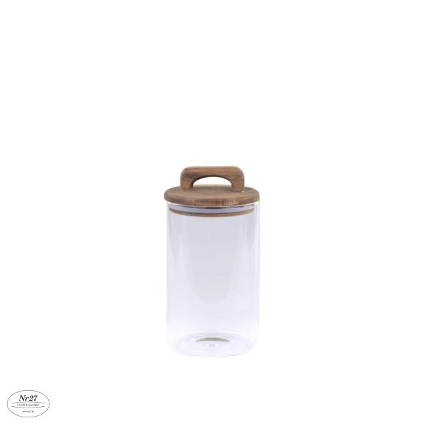 CHIC ANTIQUE OPBEVARINGSGLAS MED LG Hjde 19cm