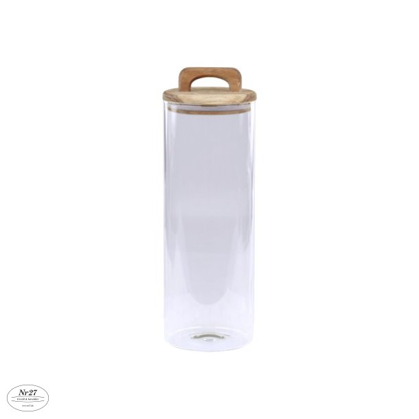 CHIC ANTIQUE OPBEVARINGSGLAS MED LG Hjde 30cm