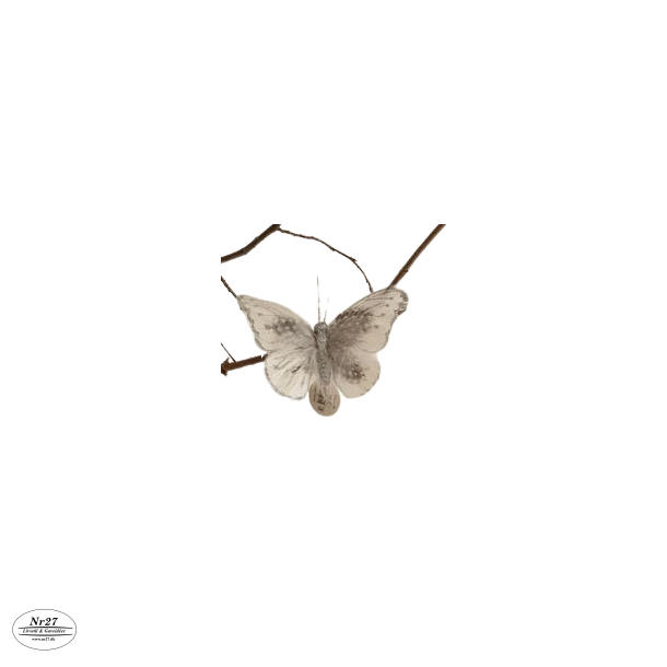 La Vida Sommerfugl Slv m/clips