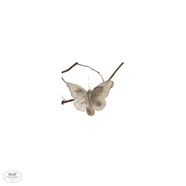 La Vida Sommerfugl Slv m/clips