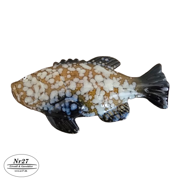 Keramik Fisk med pletter