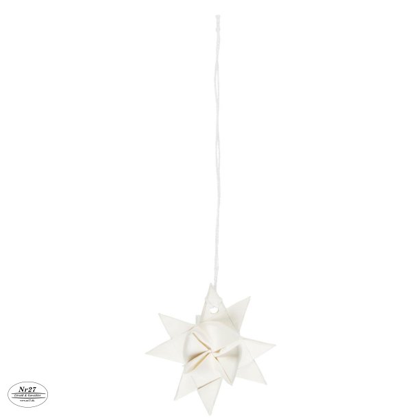 IB LAURSEN Stjerne til ophng hvid 6 stk