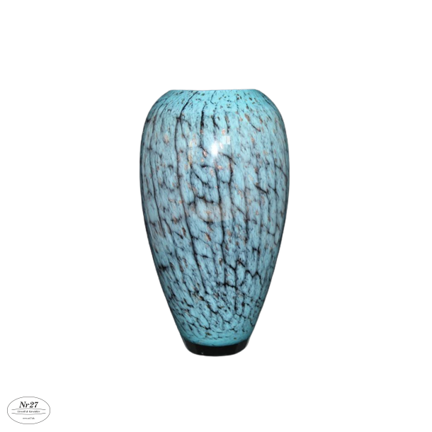 Glas Vase Blue Sky 28cm