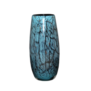 Glas Vase Blue Sky 26cm