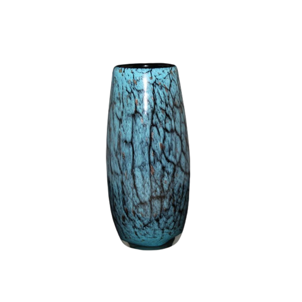 Glas Vase Blue Sky 26cm