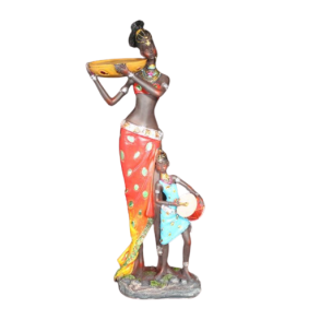 Afrika Mor og Barn 42cm