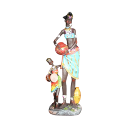 Afrika Mor og Barn 42cm