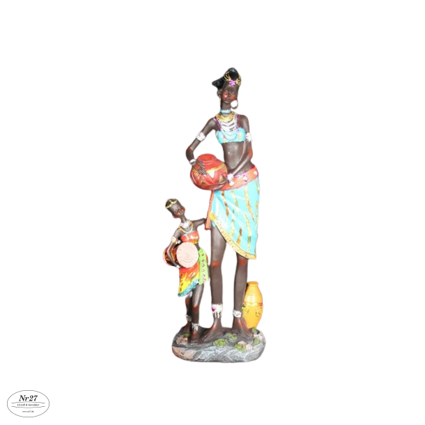 Afrika Mor og Barn 42cm