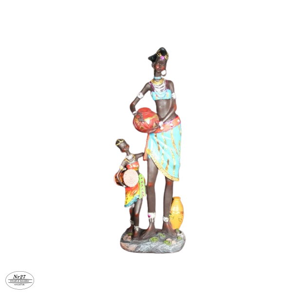 Afrika Mor og Barn 42cm