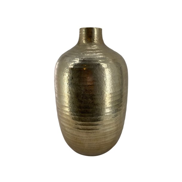 La Vida Keramikvase antik guld 