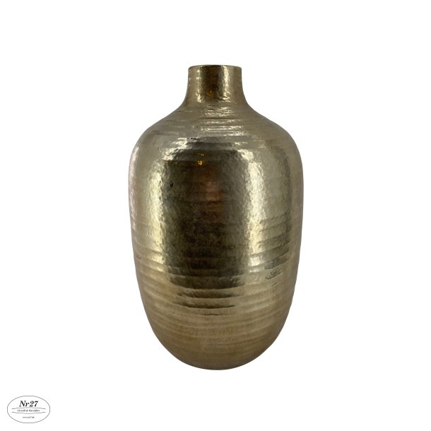 La Vida Keramikvase antik guld 