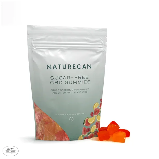 NATURECAN CBD Sukkerfrie Vingummier 10mg 60stk