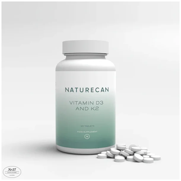 NATURECAN Vitamin D3+K2 90stk
