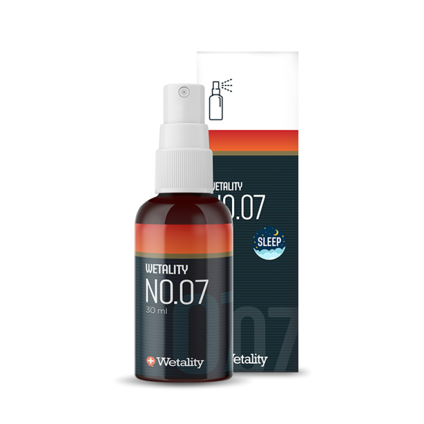 WETALITY NO.07 SLEEP CBD Olie Spray 30ml