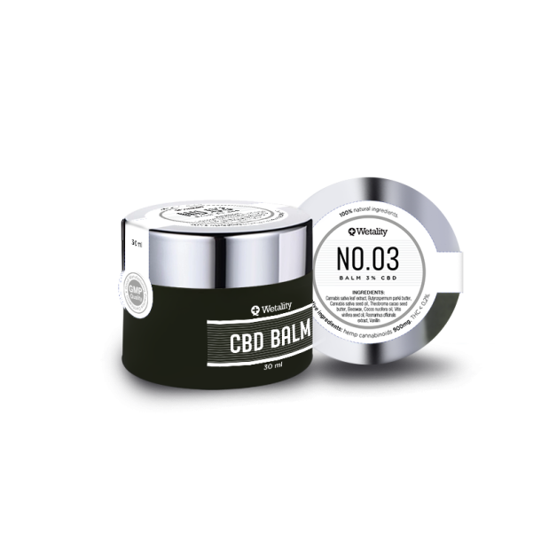 WETALITY Balm 3 % 30g med CBD