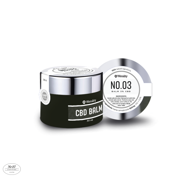 WETALITY Balm 3 % 30g med CBD