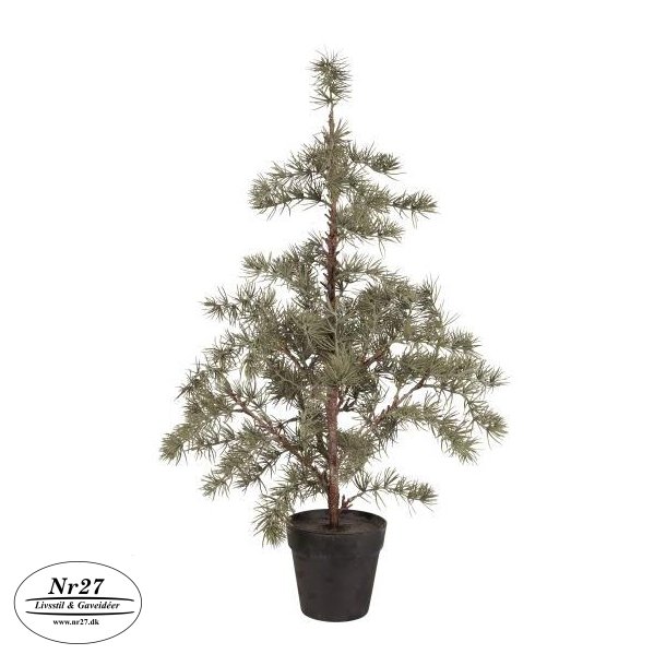 Kunstigt Cedertr i Plastpotte