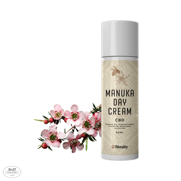 WETALITY Manuka Day Cream 1200mg CBD