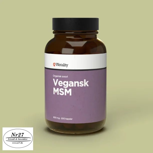 WETALITY Vegansk MSM 800mg